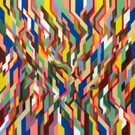 Tempo / Value, 190cm x 190cm, acrylic on canvas, 2008