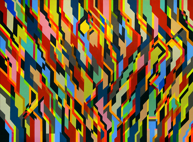 Welcome Plastics, 230cm x 170cm, acrylic on canvas, 2009